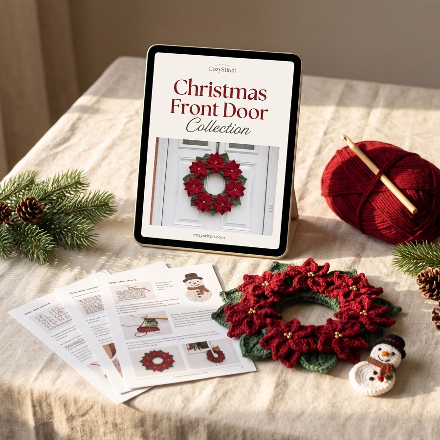 Christmas Front Door Collection crochet pattern PDF