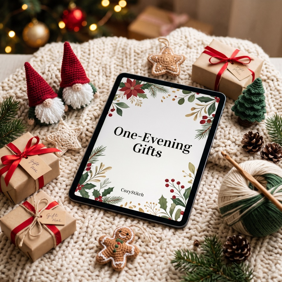 One-Evening Gifts crochet pattern PDF